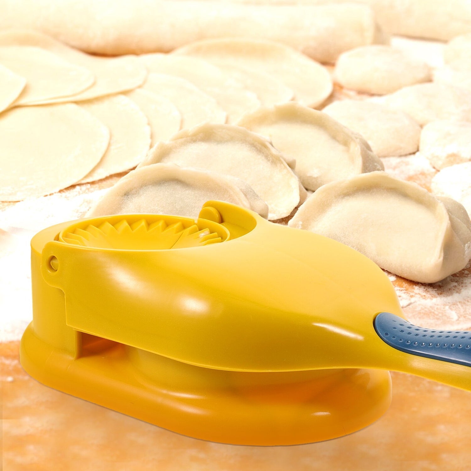 7177 DUMPLING SKIN PRESS MOULD FOR GUJIYA , GHUGHRA , MOMOS MAKING, 2 IN 1 DUMPLING MAKER MOULD MACHINE, KITCHEN DUMPLING MAKING TOOL DeoDap 7177 DUMPLING SKIN PRESS MOULD FOR GUJIYA , GHUGHRA , MOMOS MAKING, 2 IN 1 DUMPLING MAKER MOULD MACHINE, KITCHEN DUMPLING MAKING TOOL DeoDap
